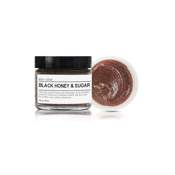 Black Honey Sugar Facial Mask + Scrub